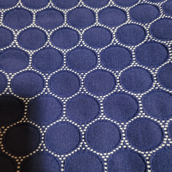 Leota Luxe Jacquard Navy Circle Dress - Picture 6 of 7